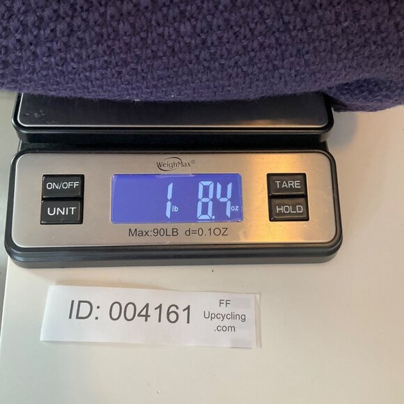 Blarney Woolen Mills Small Purple Knit Cardigan Chain Pockets Wool Old Money - Picture 10 of 10